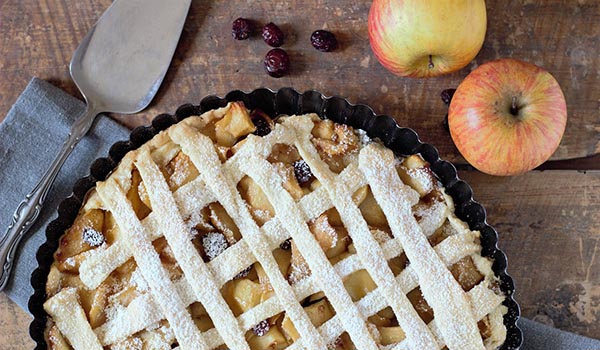 Classic Lattice-Top Apple Pie